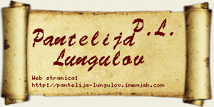 Pantelija Lungulov vizit kartica